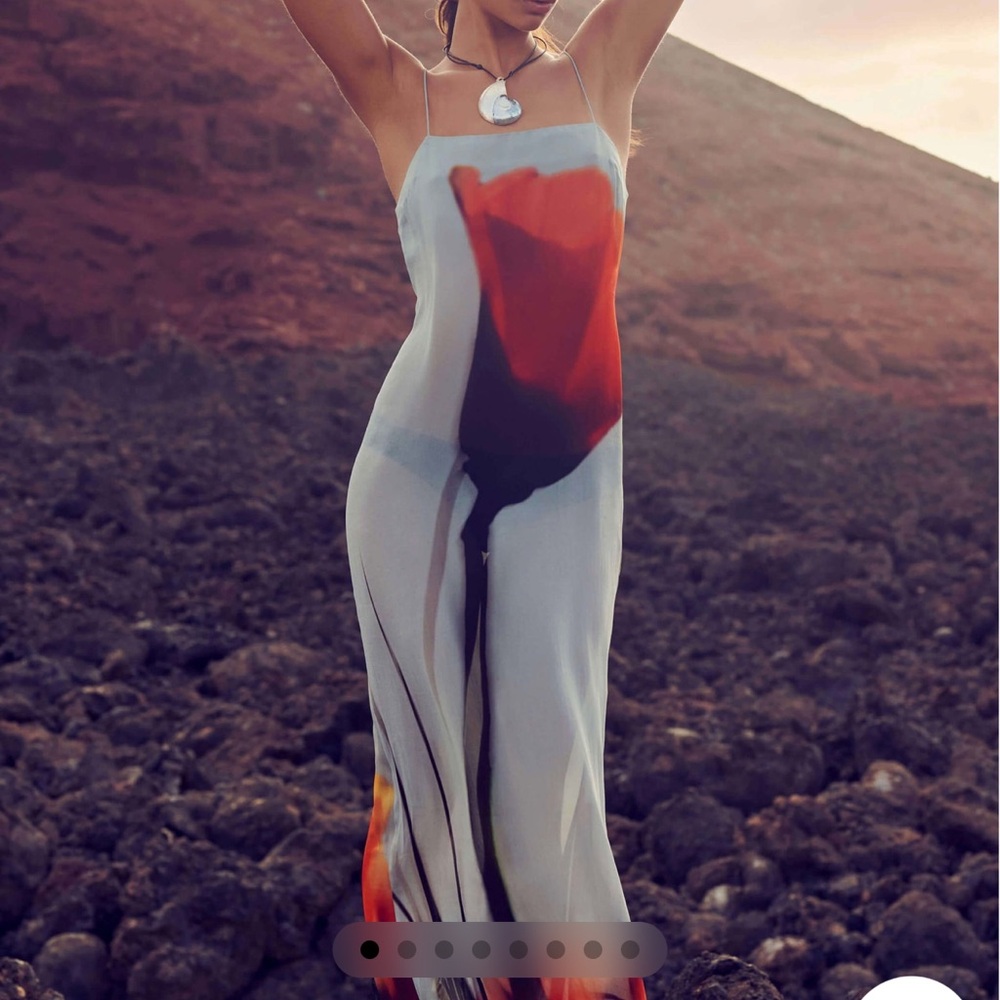 Elegant Floral Maxi Dress